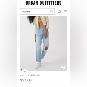 BDG Slim Straight Ripped Jeans